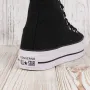 Кеди на платформі чорно-білі Converse All Star Lift Hi (рр 36-40) (5)