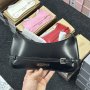 Сумка Jacquemus Le Bisou Ceinture Leather Shoulder Bag in Black (2)