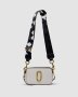 Сумка Marc Jacobs The Snapshot White Black (3)