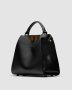 Fendi Black Leather Large Iconic Essentially Peekaboo Top Handle Bag (2)