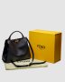 Fendi Black Leather Large Iconic Essentially Peekaboo Top Handle Bag (4)