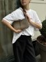 Сумка YSL Hobo Le 5 A 7 Leather Shoulder Bag in Beige Gold (8)