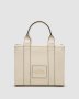 Сумка Marc Jacobs The Leather Small Tote Bag Cream (3)