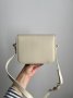 Сумка Celine Teen Triomphe Bag Cream in Shiny Calfskin (7)