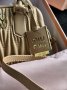 Сумка MiuMiu Arcadie Matelassé Nappa Leather Bag Beige (7)