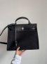 Сумка Hermes Herbag Zip 31 Bag Black Silver (8)