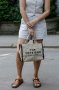 Сумка Marc Jacobs The Jacquard Medium Tote Bag Beige (7)