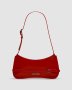 Сумка Jacquemus Le Bisou Ceinture Leather Shoulder Bag in Red (3)