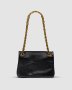 ???? Balenciaga Monaco Mini Chain Bag Black/Gold (2)