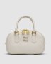 Сумка MiuMiu Arcadie Leather Bag Cream (2)