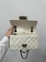 Сумка 1.55 Reissue Double Flap Leather Bag White Black (9)