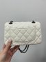 Сумка 1.55 Reissue Double Flap Leather Bag White Black (6)