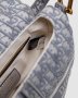 Сумка Saddle Bag with Strap Grey Dior Oblique Jacquard (4)