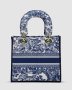 Сумка Medium Lady D-Lite Bag Blue White (4)