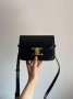 Сумка Celine Teen Triomphe Bag Black in Shiny Calfskin (6)