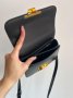 Сумка Celine Teen Triomphe Bag Black in Shiny Calfskin (10)