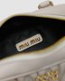 ???? Miu Miu Arcadie Matelassé Nappa Leather Bag Cream (4)