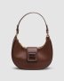 Сумка Leather Hobo Bag Brown (2)