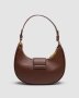 Сумка Leather Hobo Bag Brown (3)