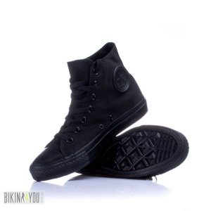 Converse All Star Black Monochrome кеди високі чорні - 8631393 - SvitStyle