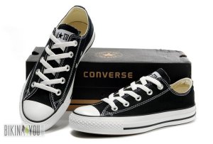 Кеди Converse All Star низькі чорні - 8631398 - SvitStyle