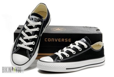 Кеди Converse All Star низькі чорні - SvitStyle