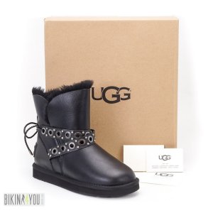 UGG Black Belt Уггі жіночі чорні - SvitStyle