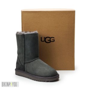 UGG Zip Back Grey Уггі жіночі ззаду на змійці - 8631414 - SvitStyle