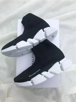 Кросівки панчоха Balenciaga Speed trainer 2.0 Black White (рр 36-41) - 8631548 - SvitStyle