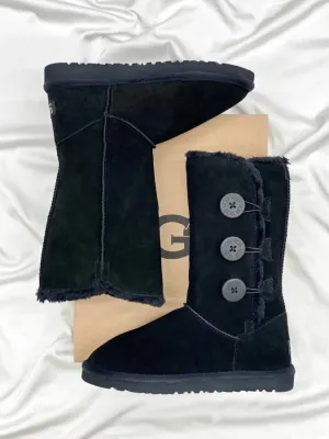 UGG Bailey Button Triplet II Black (pp 36-40) Розпродаж! - 8631624 - SvitStyle