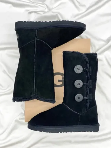 UGG Bailey Button Triplet II Black (pp 36-40) Розпродаж! - SvitStyle