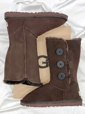 UGG Bailey Button Triplet II Brown Mocha (рр 36-41) Розпродаж! - 8631626 - SvitStyle