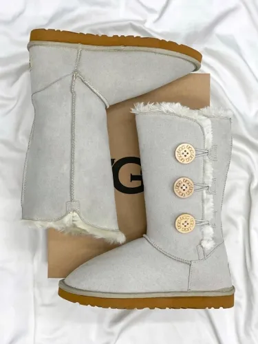 UGG Bailey Button Triplet II White (рр 36-41) Розпродаж! - SvitStyle