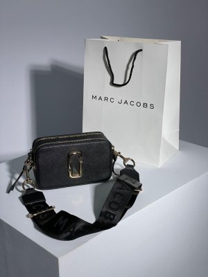 Сумка Marc Jacobs The Snapshot Black Gold - 8631696 - SvitStyle