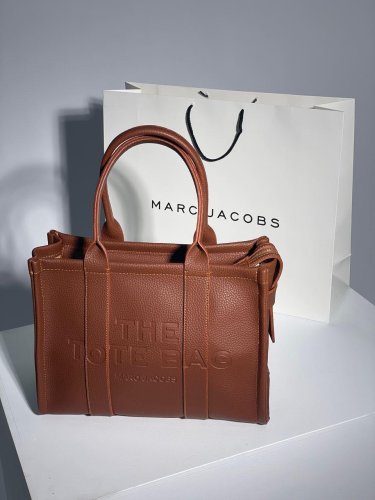 Сумка Marc Jacobs Medium Tote Bag Brown Leather - SvitStyle