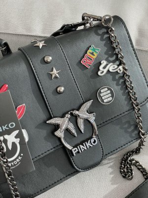 Сумка Pinko Classic Love Bag Icon Enamel Pin - SvitStyle