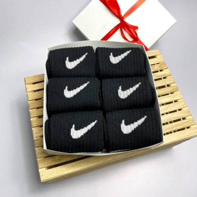 Бокс (6 пар) шкарпеток Nike 36-41 - SvitStyle