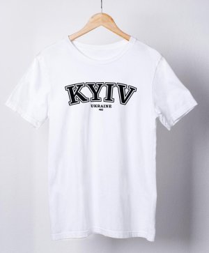 Футболка KYIV Ukraine 482 біла - 8631861 - SvitStyle