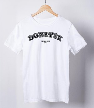 Футболка Donetsk Ukraine 1779 біла - 8631960 - SvitStyle