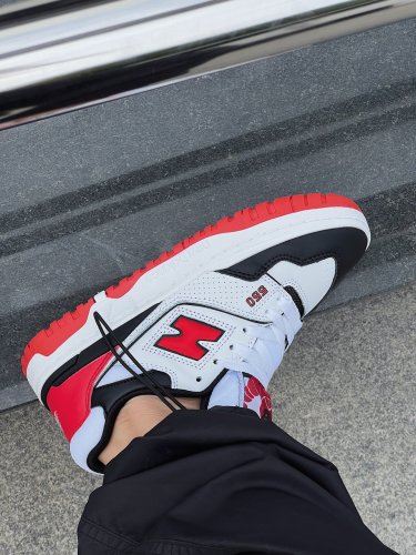 Кросівки New Balance 550 White Red Black - SvitStyle