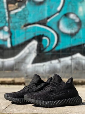 Кросівки Адідас Yeezy 350 Full Black (рр 36-45) - 8632099 - SvitStyle