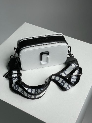 Сумка Marc Jacobs The Snapshot Ying Yang White Black - SvitStyle