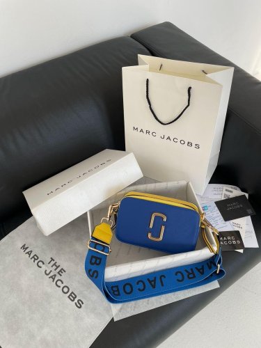 Сумка Marc Jacobs The Snapshot Yellow Blue - SvitStyle