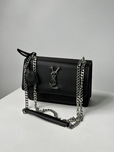 Yves Saint Laurent Sunset Big Chain Black/Silver - SvitStyle