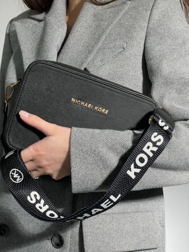 Сумка Michael Kors Ginny Crossbody Bag Black - SvitStyle