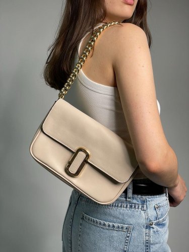 Сумка Marc Jacobs The J Marc Shoulder Bag Cream - SvitStyle