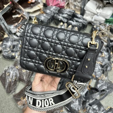 Christian Dior Medium Caro Bag Black - SvitStyle