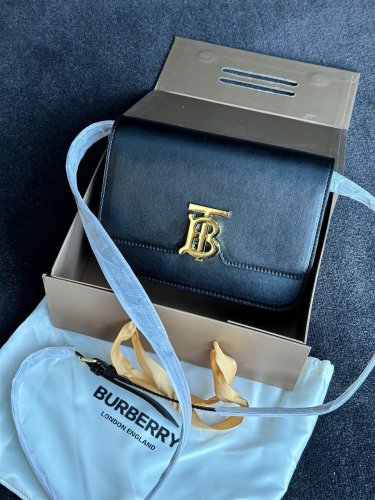 Сумка BURBERRY Calfskin Mini TB Bag Black - SvitStyle