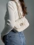 Сумка Coach Quilted Pillow Madison Shoulder Bag White (1)