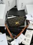 Сумка Celine Shoulder Bag Claude In Triomphe Canvas And Calfskin Tan (1)